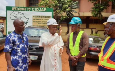 CIDJAP flags off the Construction of 200 Meters Road in her premises