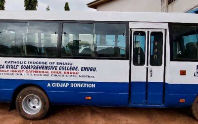 CIDJAP Donate Bus to St. Monica Girls’ Comprehensive College Enugu