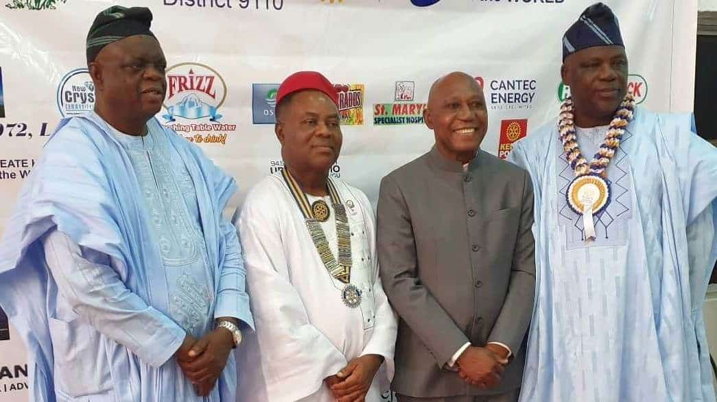 Msgr. Obiora Ike Inspires Rotary Club of Ikeja with Powerful Speech on Creating Hope in the World