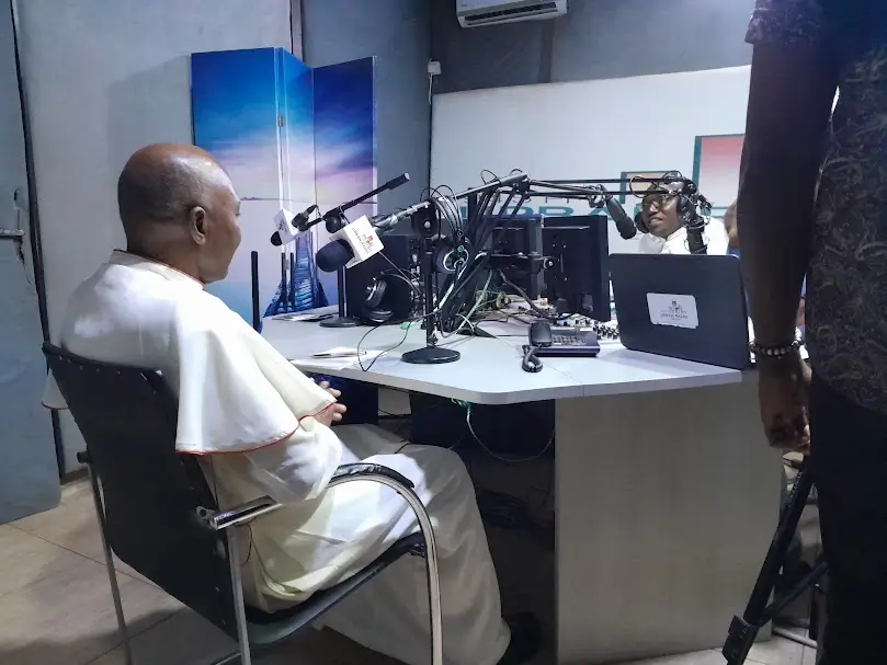 Msgr. Obiora Ike Discusses Ethical Leadership and Development at Urban Radio Enugu