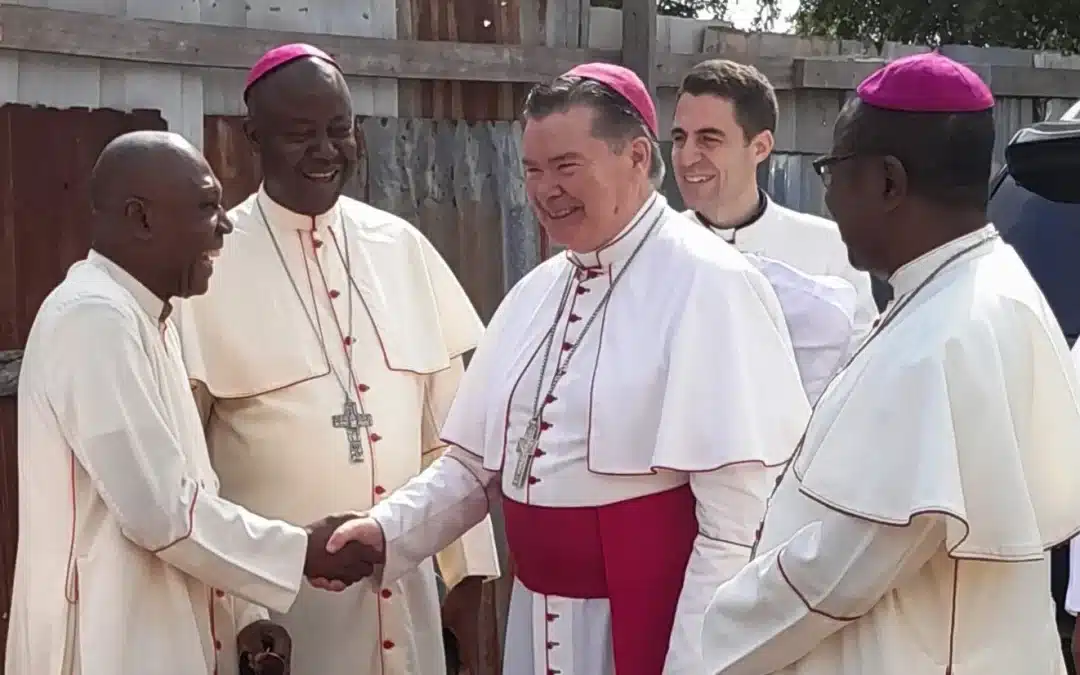 Apostolic Nuncio to Nigeria, Archbishop Michael Francis Crotty, Visits Holy Ghost Cathedral Enugu