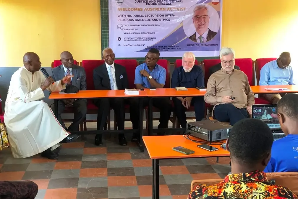 Report on Professor Elmar Kuhn’s visit and public lecture on Inter – religious dialogue and ethics at CIDJAP