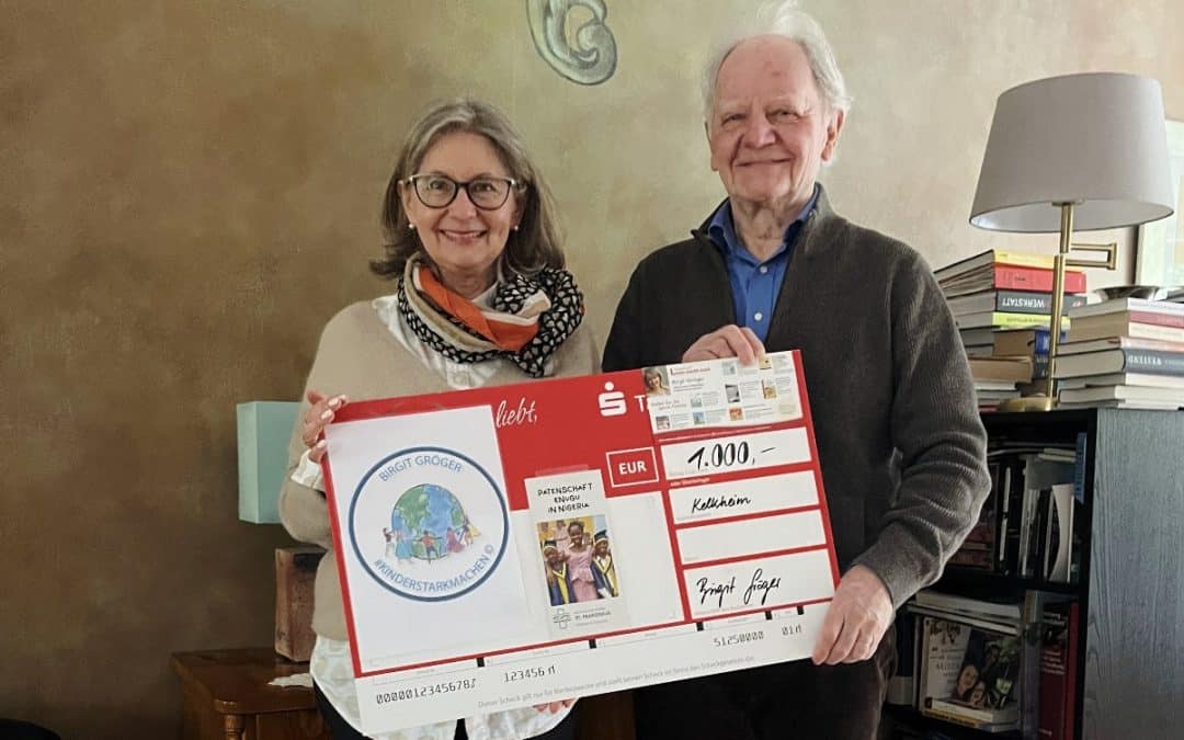 Birgit Groger Supports CIDJAP Sponsorship Scheme