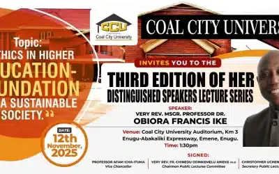 Msgr. Prof. Obiora Ike to Deliver Distinguished Lecture at Coal City University
