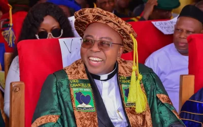 Godfrey Okoye University Joins in the Triple Celebration of Msgr. Obiora Ike