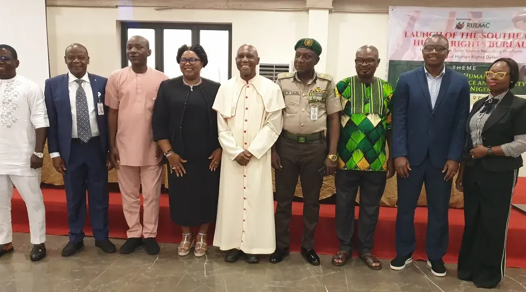 RULAAC Launches South-East Human Rights Bureau in Enugu, with Opening Ceremony Chaired by Msgr. Prof. Obiora Ike