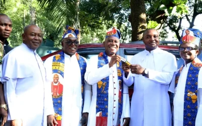 CIDJAP Donates Sienna Vehicle to Church for Community Care and Good Governance